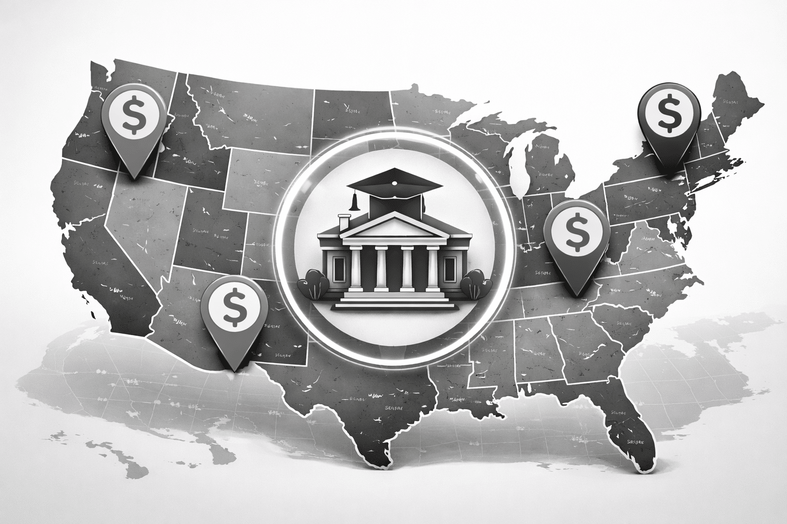 Higher Education Salaries by region